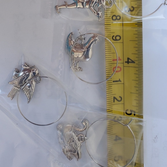 12 Days of XMAS drink charm set. Identify your glass. NWOT - Picture 9 of 10